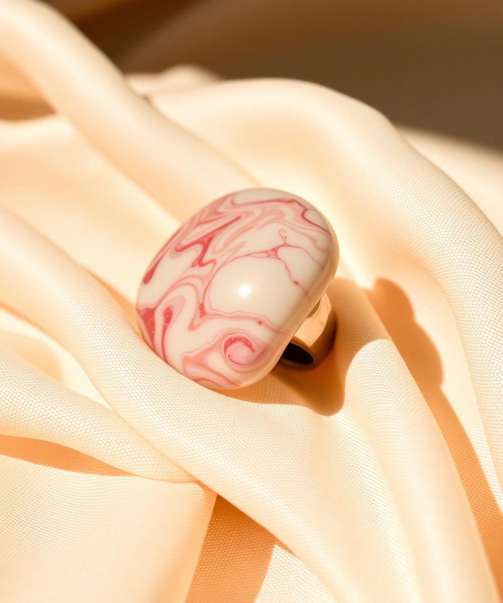 Camille Marbled Ring